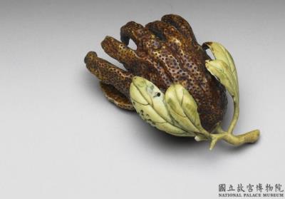 图片[3]-Ivory box in the shape of a Buddha’s hand citron, 18th century.-China Archive